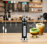 Upgraded handheld rechargeable milk frother - VNHOMEKITCHEN