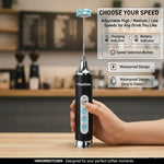 Upgraded handheld rechargeable milk frother - VNHOMEKITCHEN