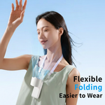 Upgraded handheld portable turbo fan with ice cooler and 199-speed control - lightweight and rechargeable