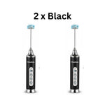 Upgraded handheld rechargeable milk frother - VNHOMEKITCHEN